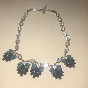 Jeweled statement necklace